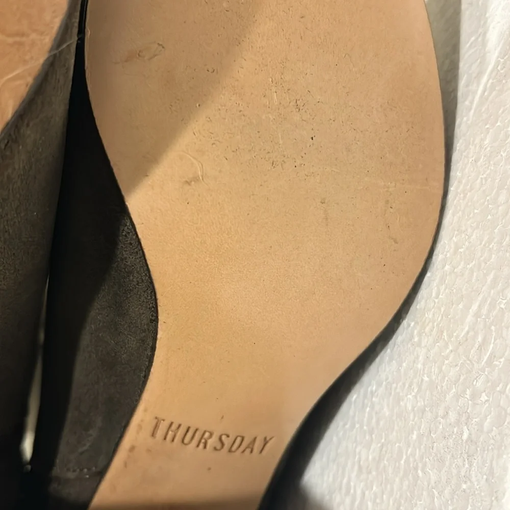 Thursday Boot Company Women's Olive Suede Ankle Boots